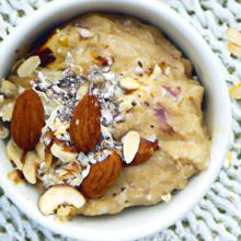 Creamy Vegan Overnight Oats with Almond Butter Boost