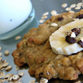 Wholesome Banana Egg Chocolate Chip Oatmeal Cookie Recipe