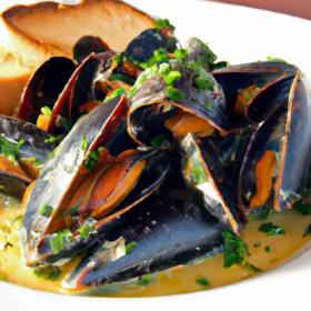 Indulge in Creamy Garlic Butter Mussels: A Savory Delight