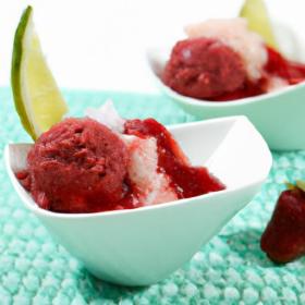 Refreshing Delight: How to Make Vegan Strawberry Sorbet Easily