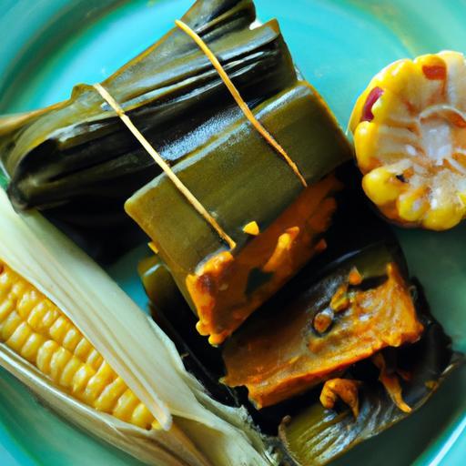 Flavorful Vegan Tamales with Corn & Spinach Delight
