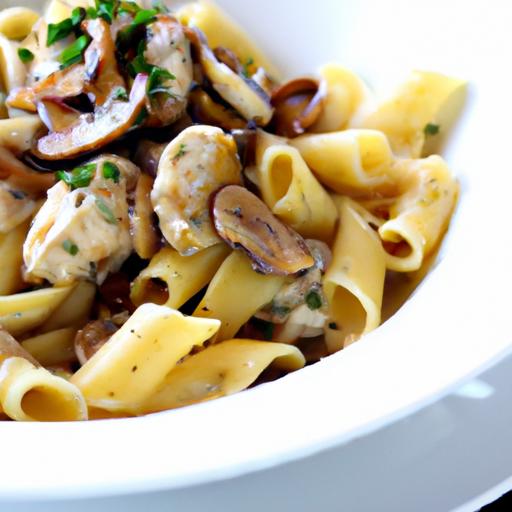 Savor the Flavor: irresistible Chicken Mushroom pasta Recipe