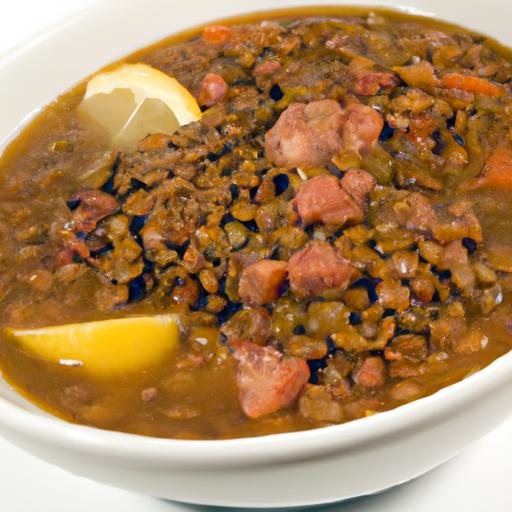 Hearty lentil Soup with Ham: A comforting Classic Recipe