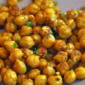 Golden Crunch: The Magic of Turmeric Roasted Chickpeas