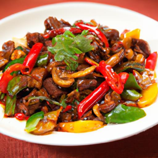 Fiery Flavors: Mastering Sichuan Spicy Beef Stir-Fry Delight