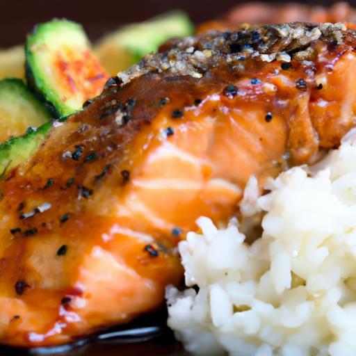 Savory Salmon Teriyaki with Rice: A Flavorful Delight