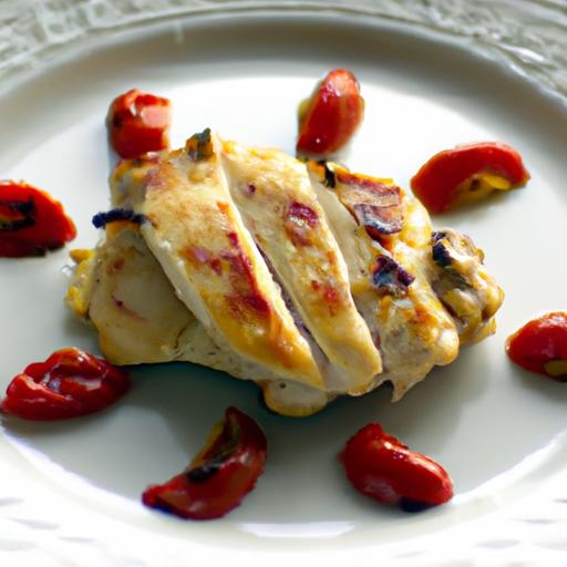 Savory Stuffed Chicken Breast with Mozzarella & ‍Tomatoes