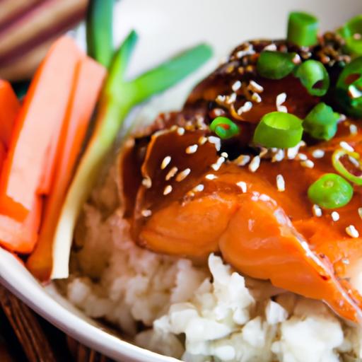 Savory Salmon Teriyaki with Rice: A Flavorful Delight