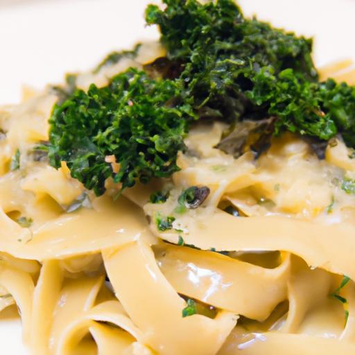 Savor the Flavor: Pasta with Roasted Garlic & Kale Delight