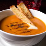 Velvety Roasted Red Pepper & Gouda Cheese Soup Recipe