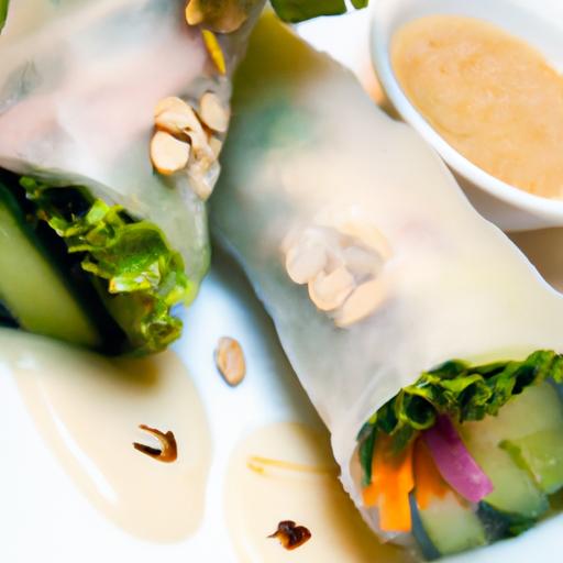 The Art of Crafting⁤ Perfectly Fresh Vegan Rice Paper Rolls
