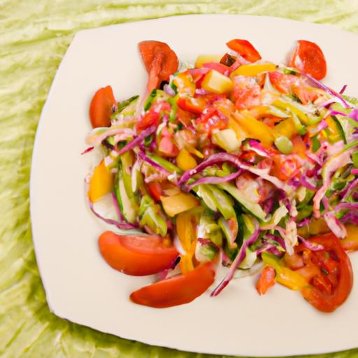 The Art of balancing Flavors in a Tropical Vegan Salad