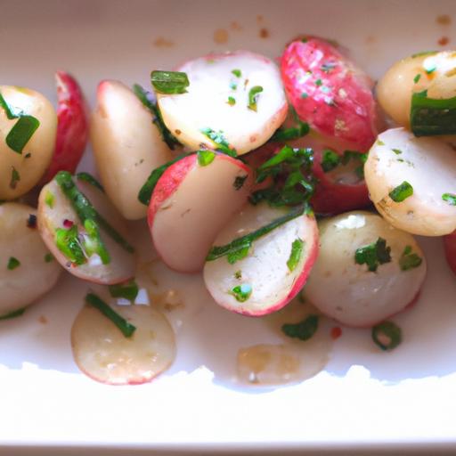 Garlic Butter Roasted Radishes as a Delicious Low-Carb alternative